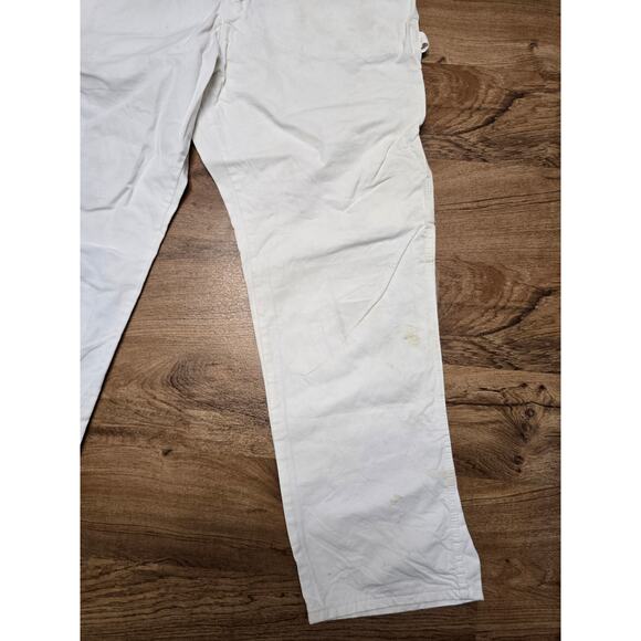Dickies Sherwin Williams Mens 40x32 Painter Pants White Workwear Utility - Picture 3 of 16